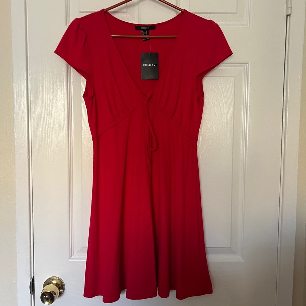 Red Forever 21 Cute Dress!!